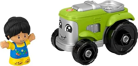 ​Fisher-Price Little People Toddler Toy Tractor and Farmer Character Figure for Preschool Pretend Play Kids Ages 1+ Years