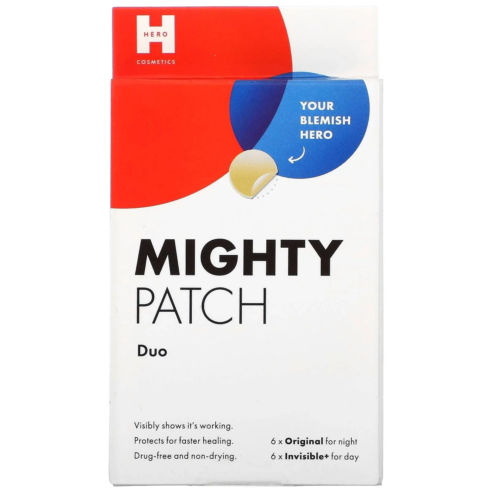 Hero Cosmetics Mighty Patch Duo Acne Blemish Treatment Pimple Patch