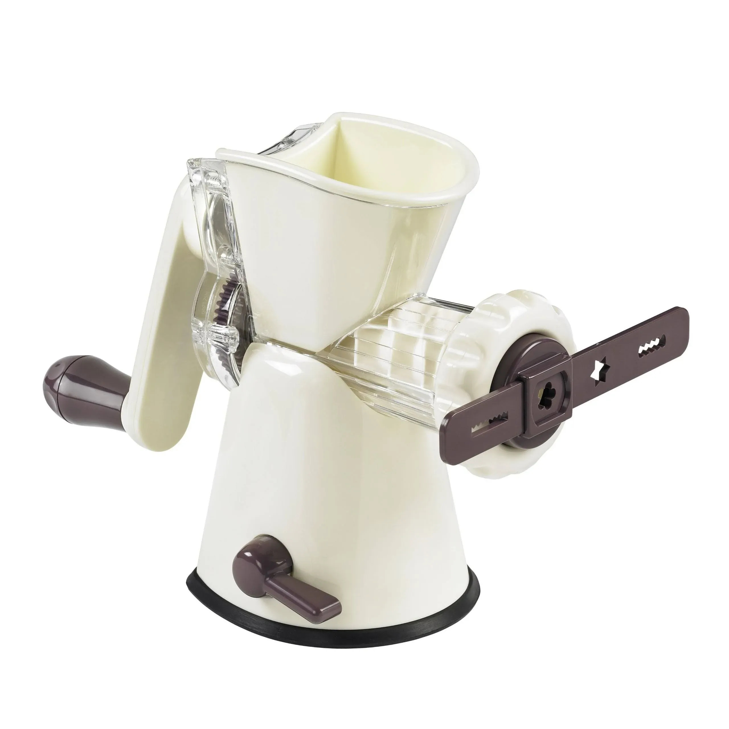 Lurch Germany Base&Soul Meat Mincer Iron Aubergine/Cream White