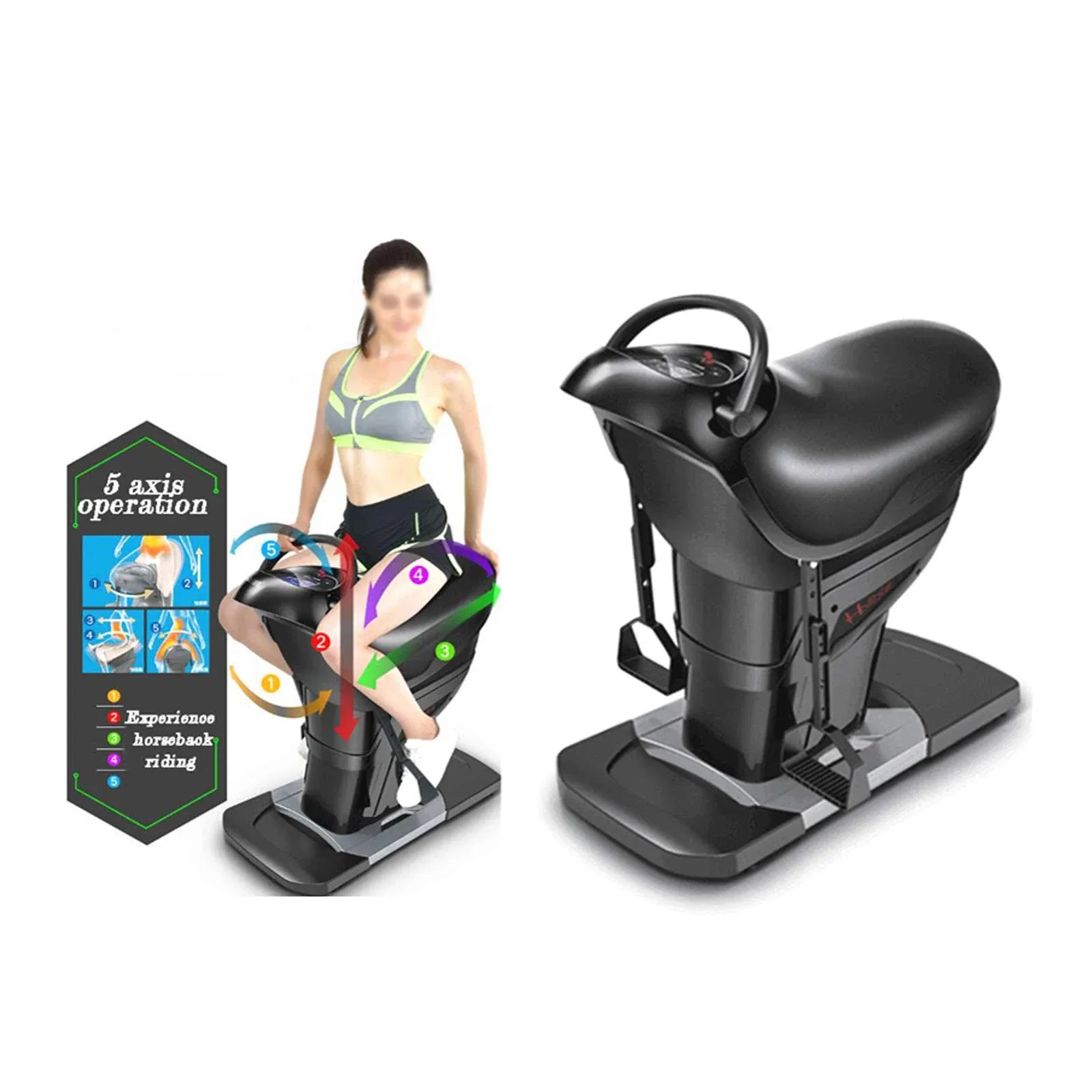 Intsupermai 110V Electric Abdominal Fitness Exercise Machine with Bluetooth Music ...