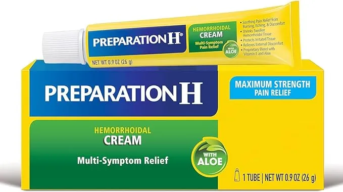 Preparation H Hemorrhoidal Cream with Aloe