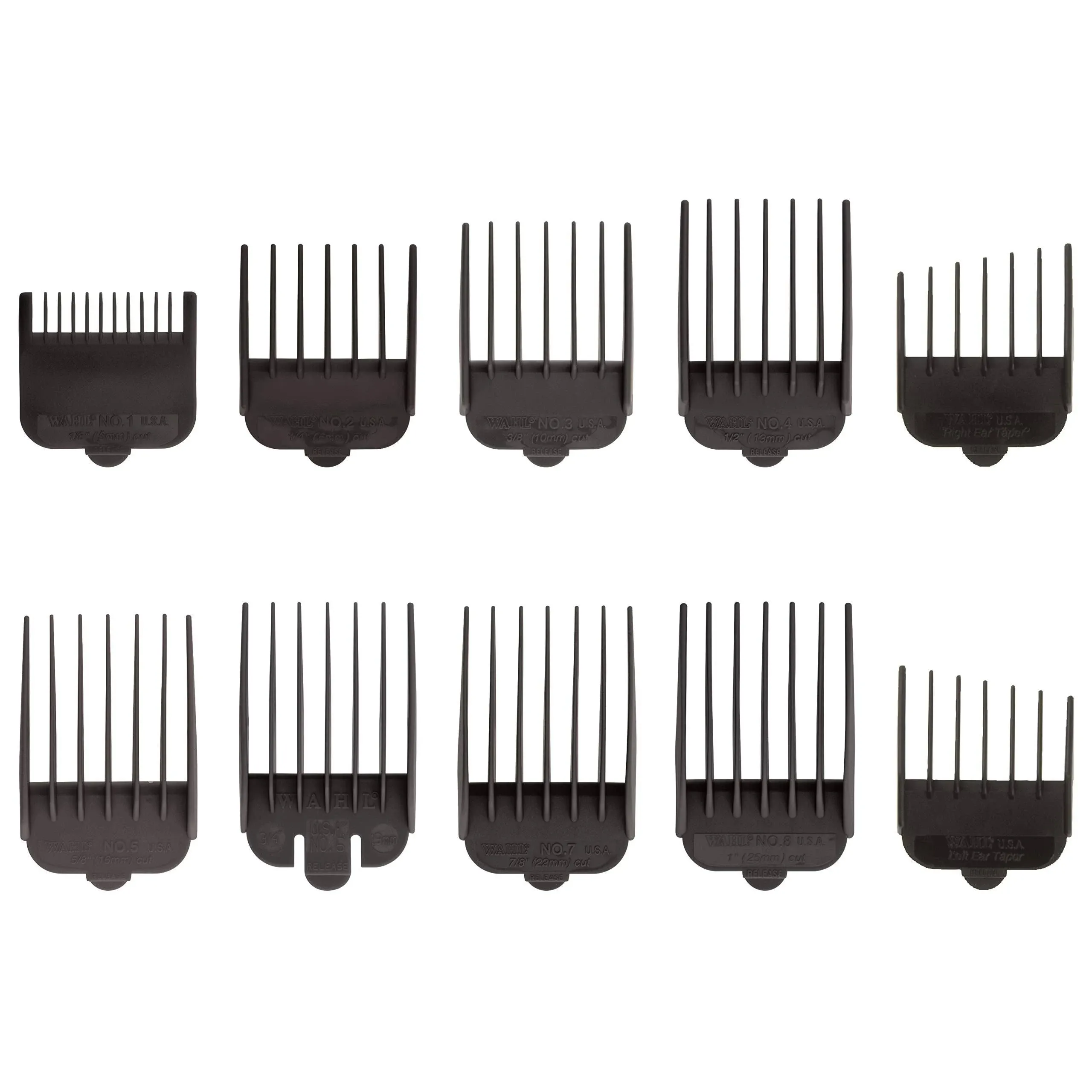 Wahl Professional Animal Attachment Guide Comb 10-Pack Grooming Set...