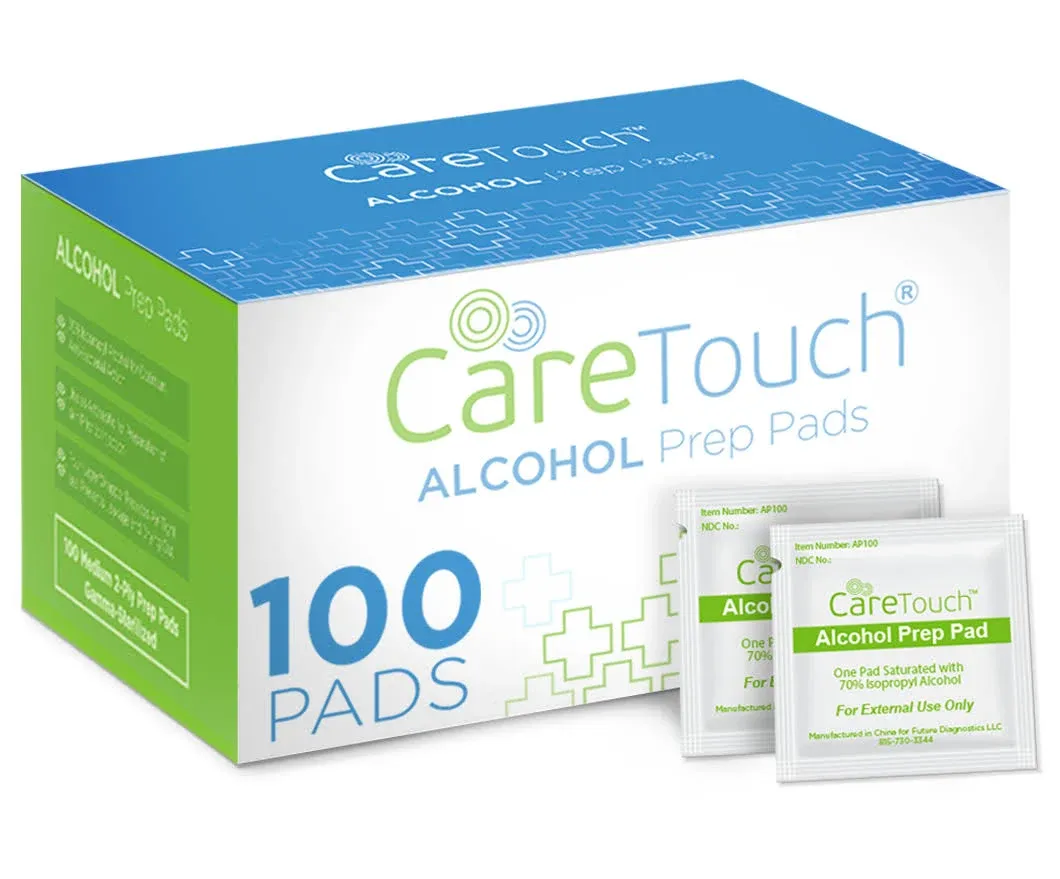 Alcohol Wipes Individually Wrapped - Prep Pads with 70% Isopropyl Alcohol, Great