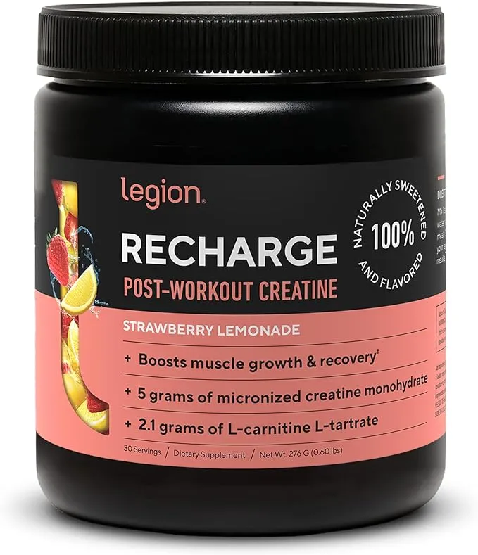 Legion Recharge Post Workout with Creatine Monohydrate