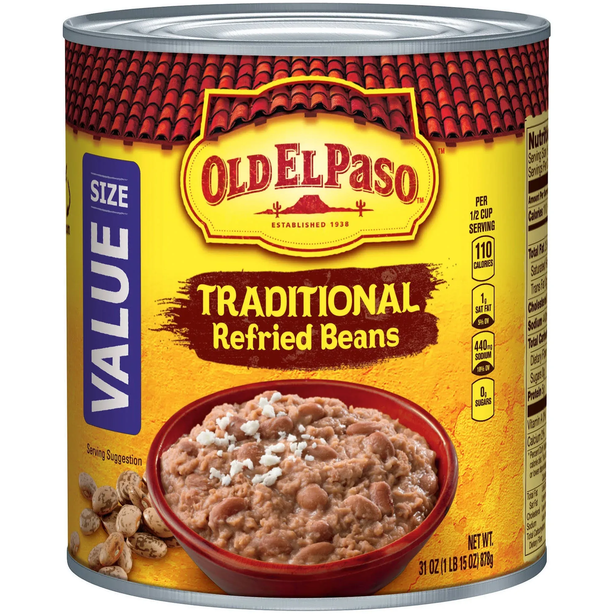 Old El Paso Refried Beans Traditional