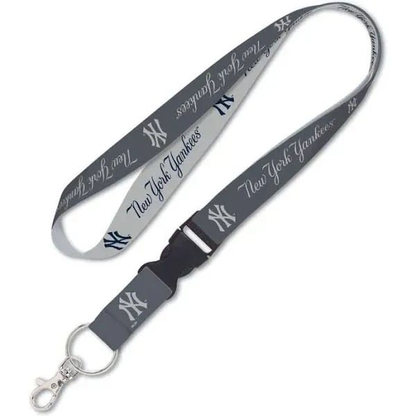 Wincraft New York Yankees MLB Gray Lanyard/Keychain