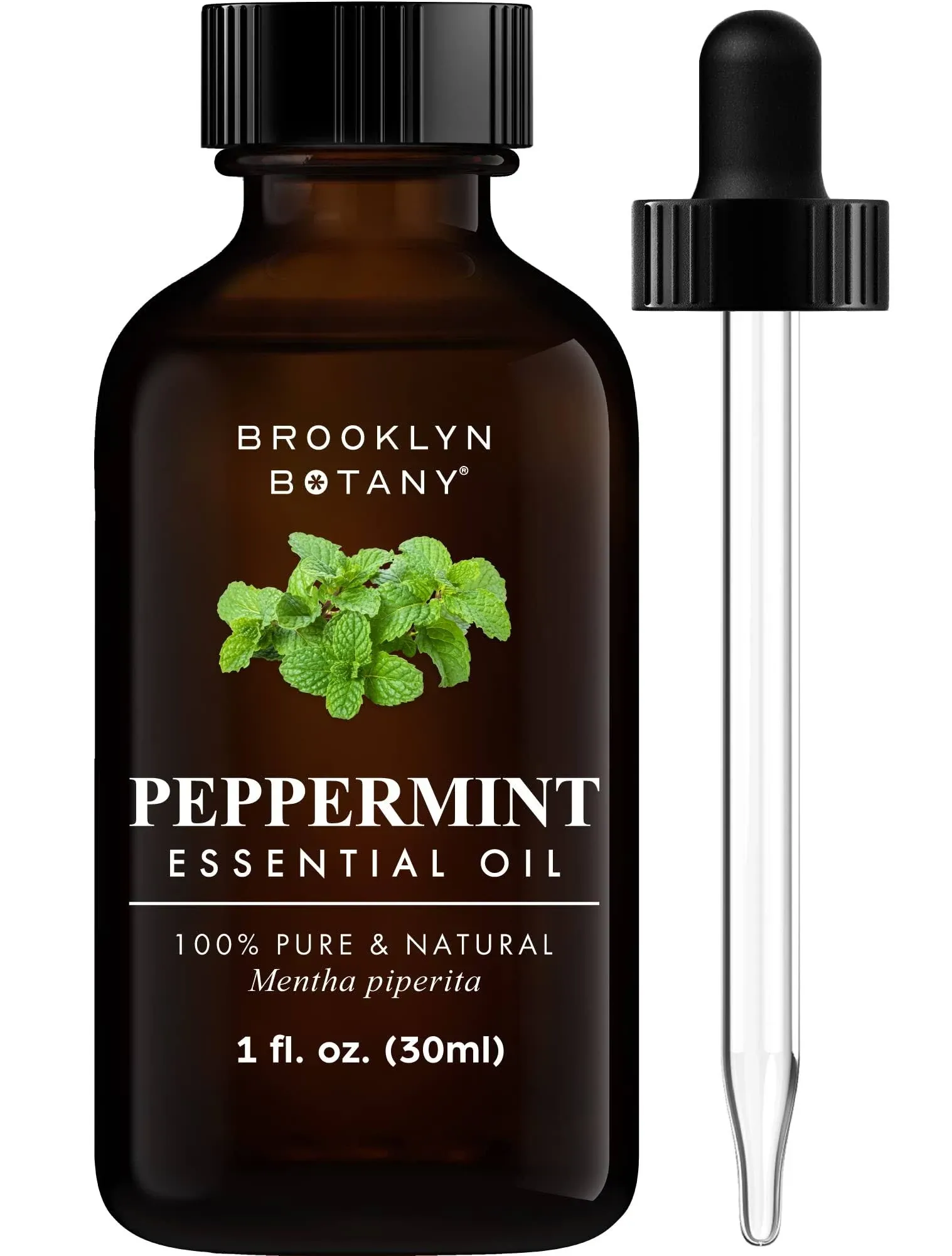 Peppermint Essential Oil w/ Dropper 100% Pure Therapeutic Grade 1 Fl OZ