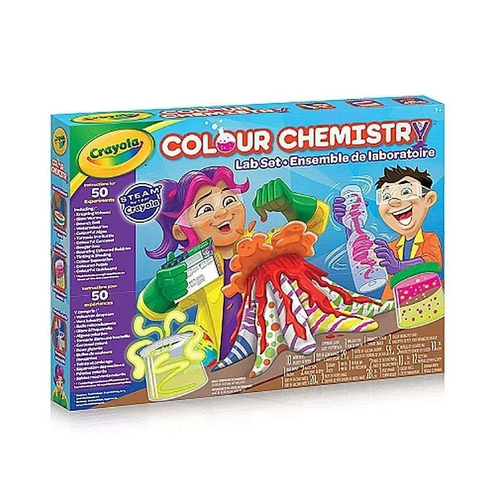 Crayola color chemistry lab set experiment