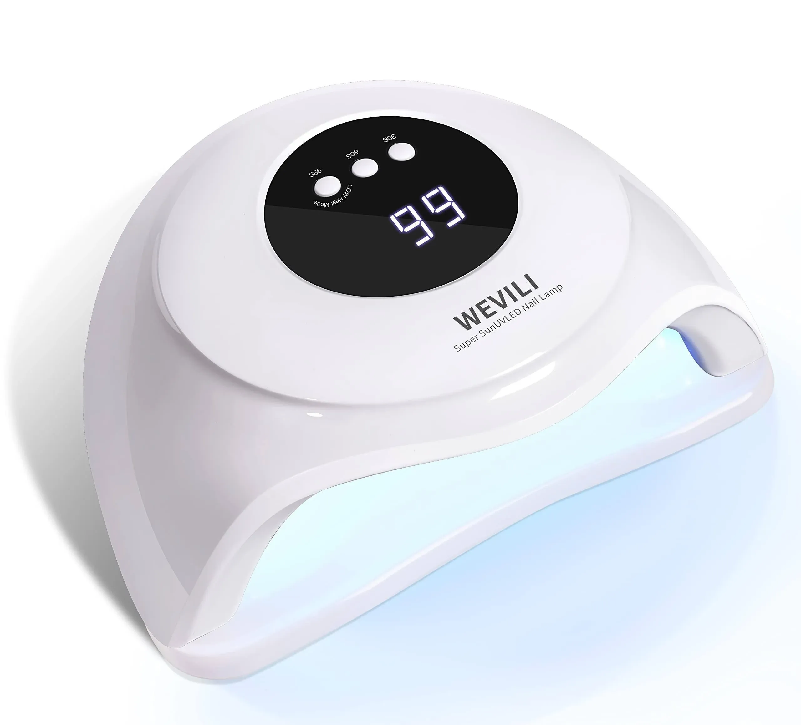 Wevili UV LED Nail Lamp 72W, Faster Gel Polish Nail Dryer,Professional