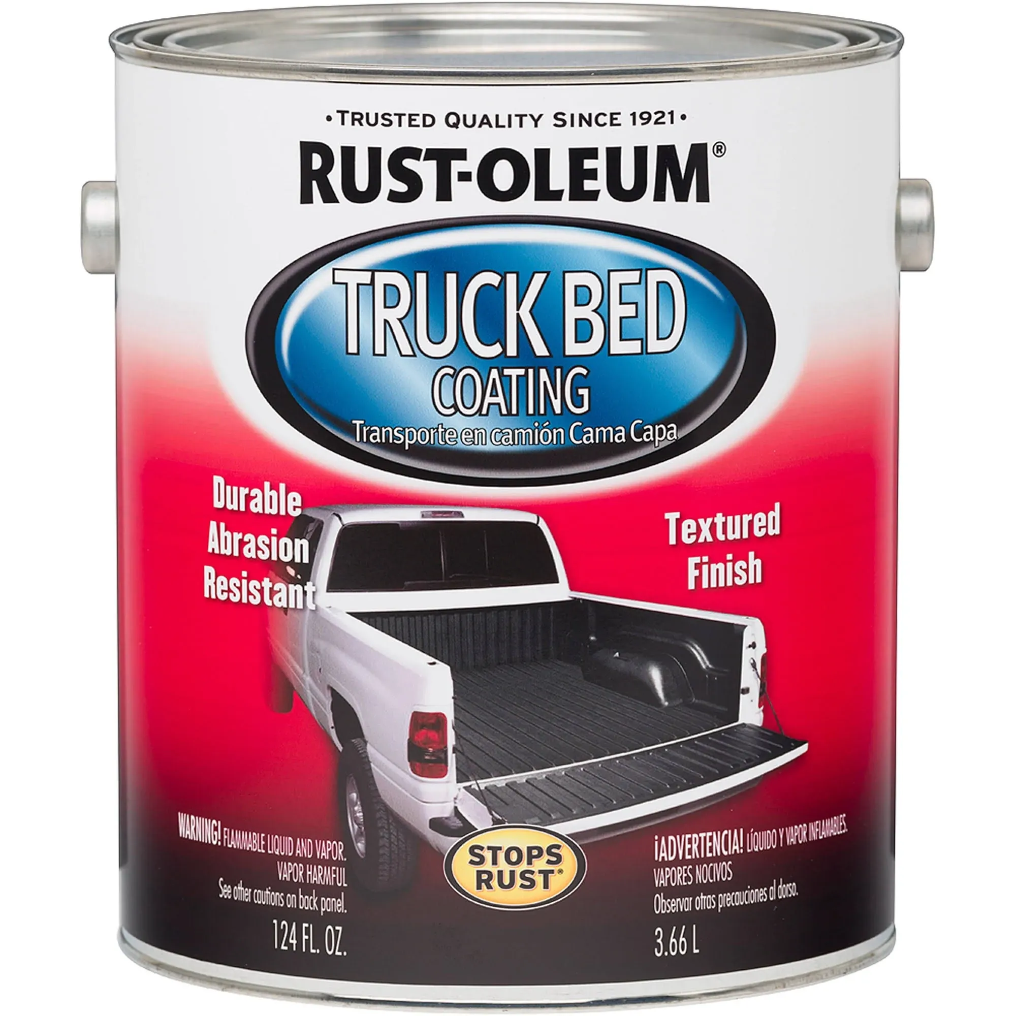 Rust-Oleum, Black Automotive 248915 Ounce Truck Bed Coating Quarts, 32 Fl Oz (Pack of 1), 2 Pound