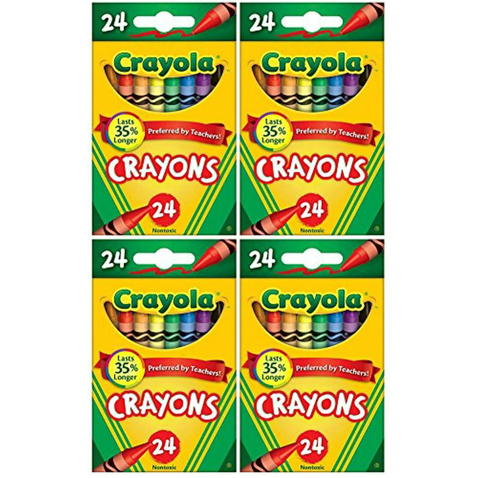 Crayola Wholesale: One Case of Crayons 24 Count (Case Contains 48 Boxes)