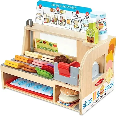 Melissa & Doug - Slice & Stack Sandwich Counter