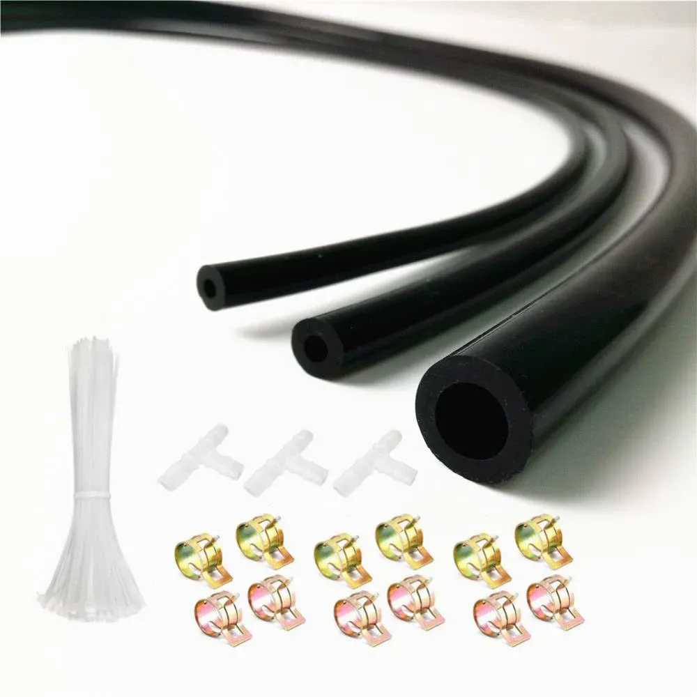 Universal Automotive Engine Room Vacuum Silicone Hose Dress Up DIY Kit Suitab...