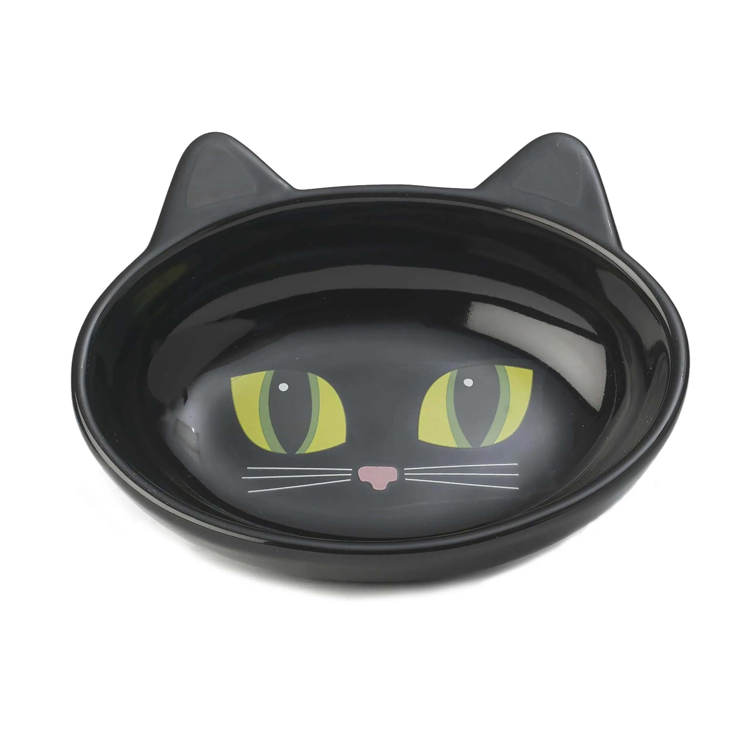 Petrageous Frisky Kitty 5.5 Inch 5.3 Ounce Oval Cat Saucer