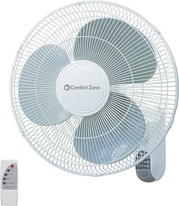 Comfort Zone CZ16WR 16" Wall-Mount Fan