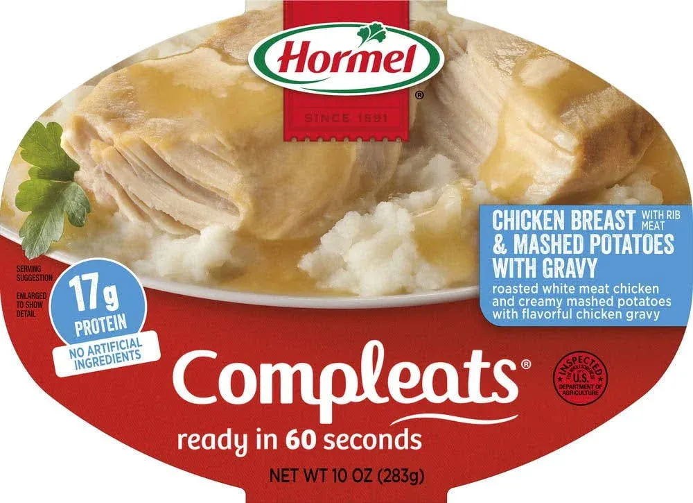 Hormel Compleats Chicken Breast & Gravy with Mashed Potatoes