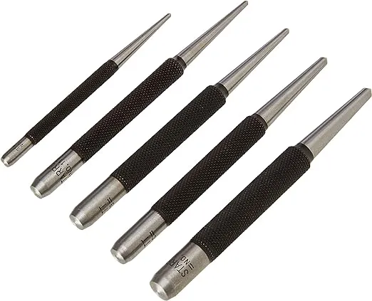 Starrett 5-Piece Center Punch Set