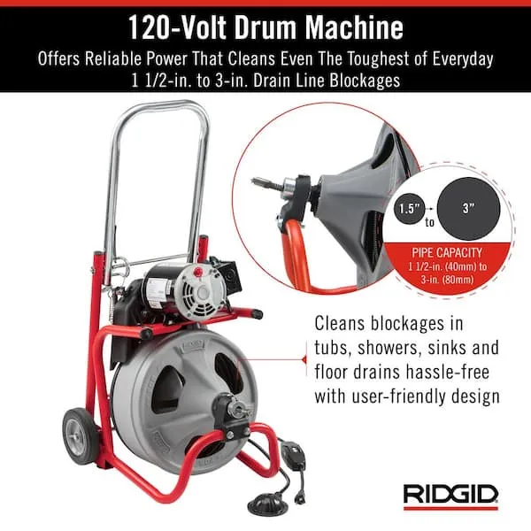 Ridgid K-400 Drum Machine