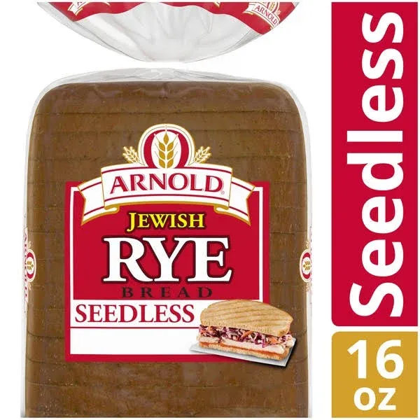 Arnold Rye Bread, Seedless, Jewish - 1 lb