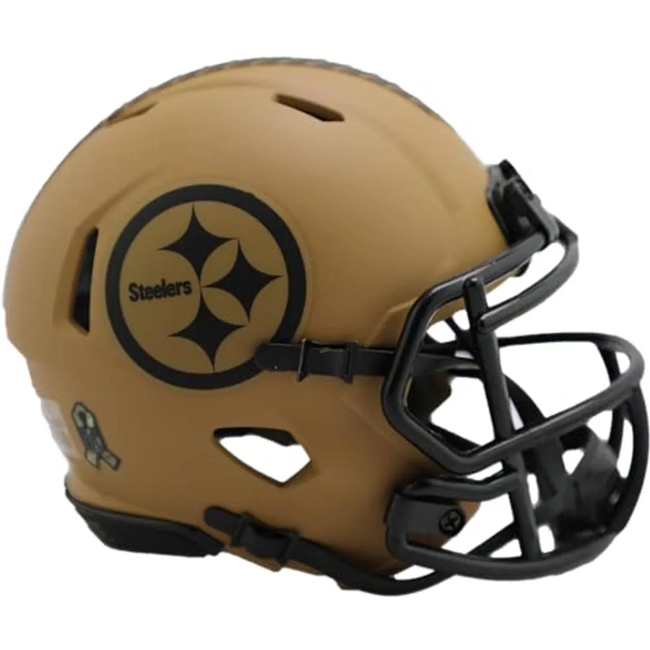 Riddell Pittsburgh Steelers 2023 Salute to Service Speed Mini Helmet