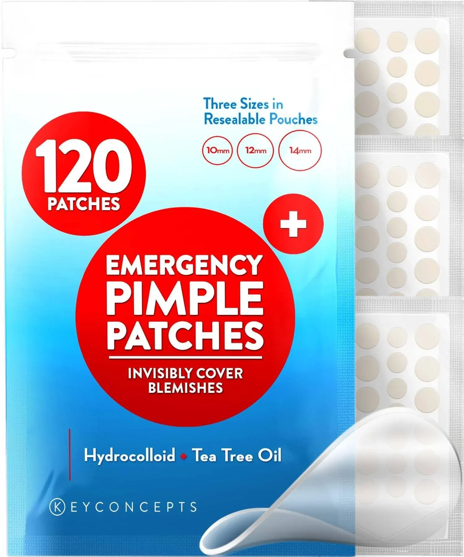 KEYCONCEPTS Acne Patches (120 Pack)