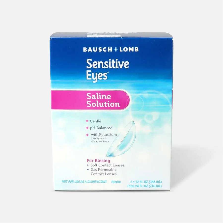 Bausch + Lomb Sensitive Eyes Plus Saline Contact Solution