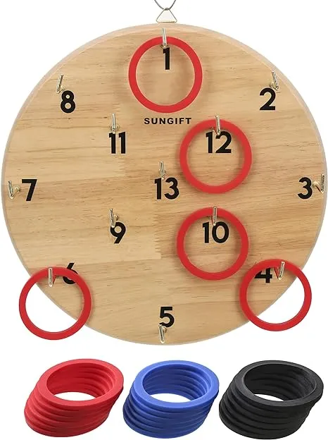 Hook &amp; Ring Toss Game, Family Fun, Indoor/Outdoor