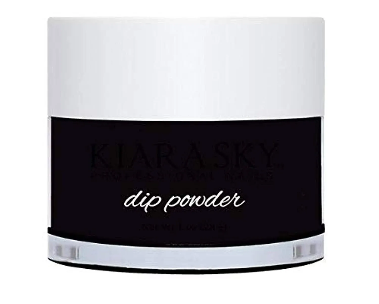 Kiara Sky Dip Powder, Black To Black, 1 Ounce