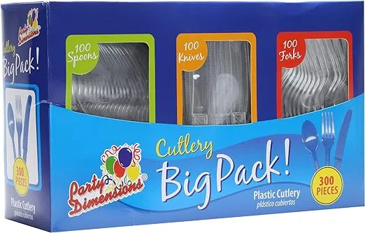 Party Dimensions 300 Count Cutlery Combo Box