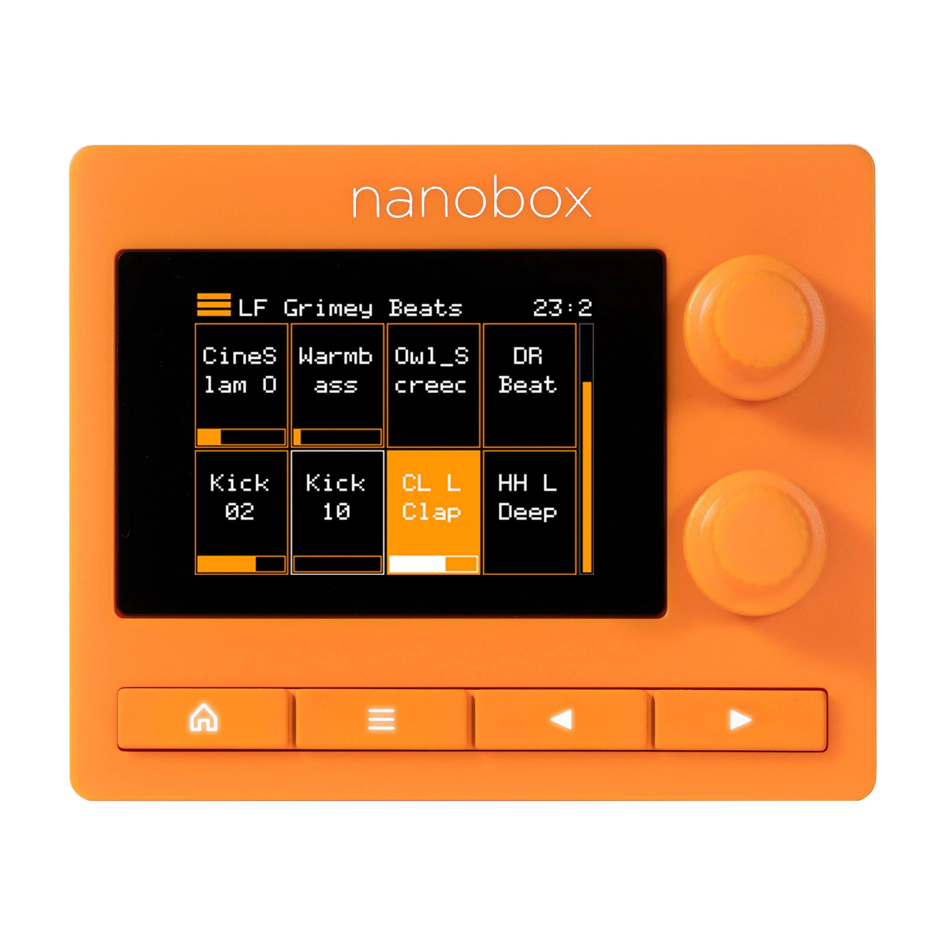 1010music nanobox | tangerine Compact Streaming Sampler Module