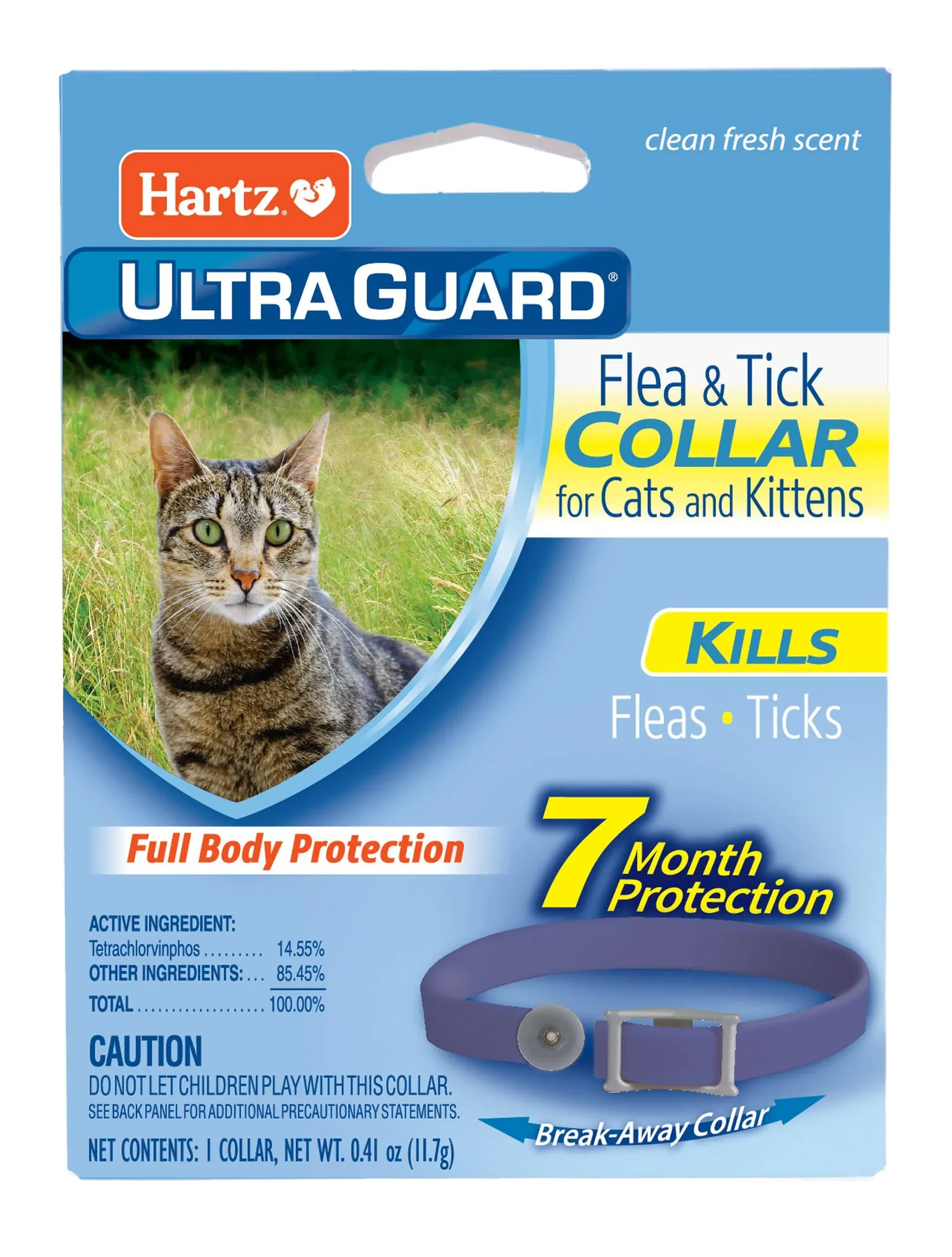 Ultra Guard Purple Flea &amp; Tick Collar for Cats and Kittens - 7 Month Protection