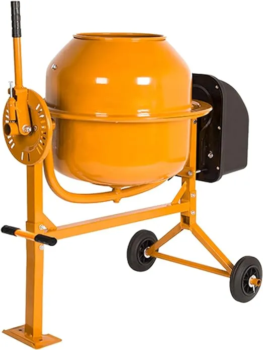 5-Star Generic Portable 42 Cu ft Concrete Cement Mixer 1/2 HP Electric Mixer ...