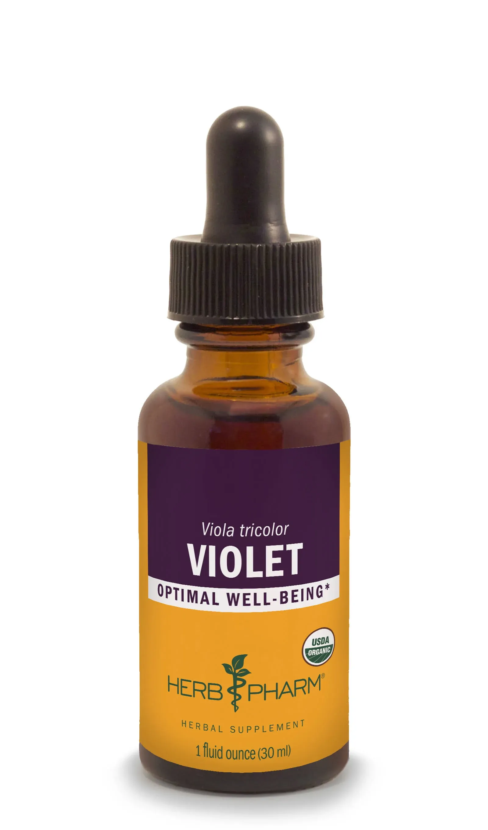 Herb Pharm Certified Organic Violet Liquid Extract - 4 Ounce 