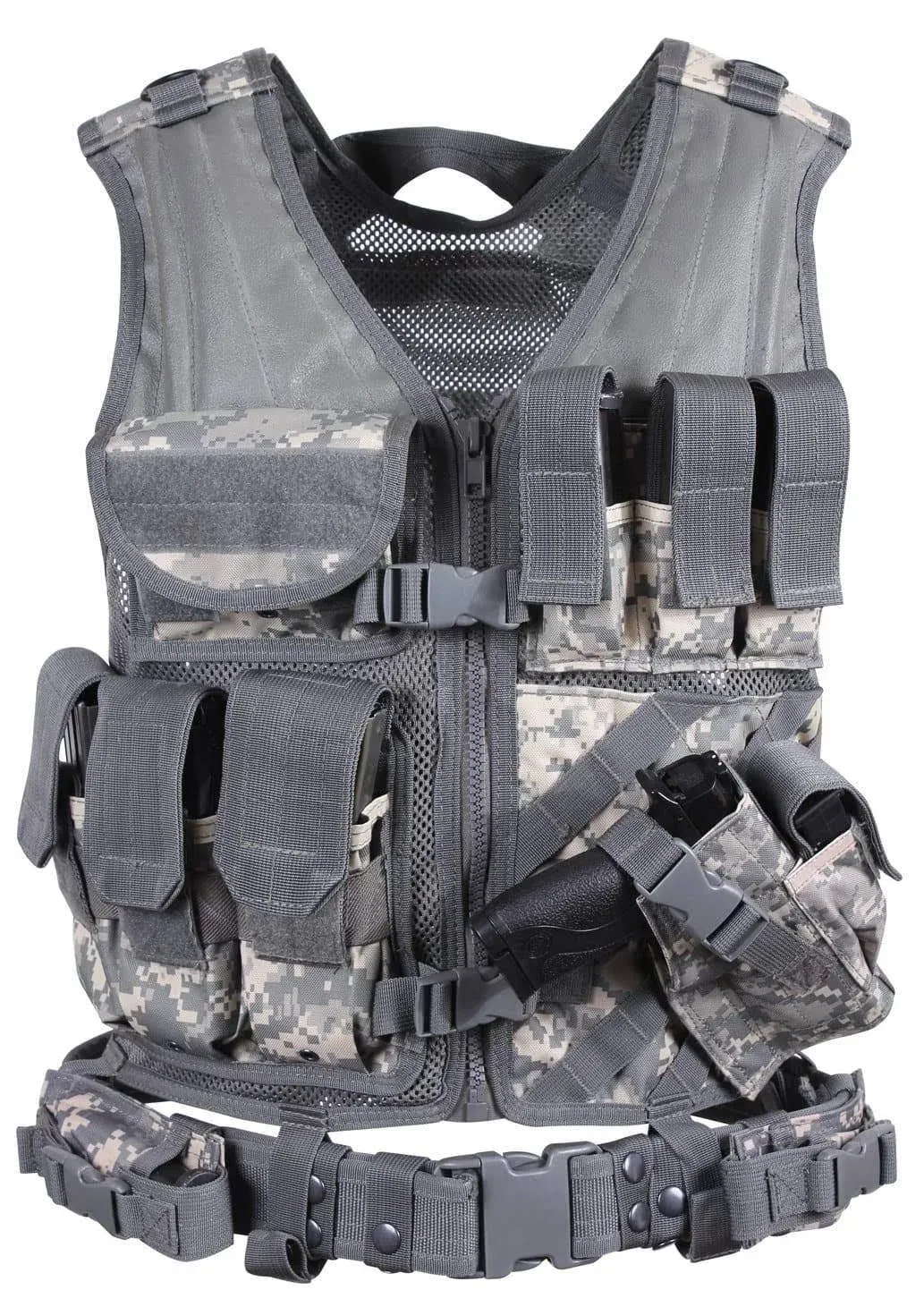 Rothco - Cross Draw Molle ACU Digital Camo Tactical Vest