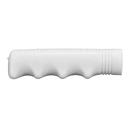 HUNT WILD WHITE BICYCLE TRICYCLE PISTOL CONTOUR GRIPS CRUISER 4 1/2&#034; x  3/4&#034; 