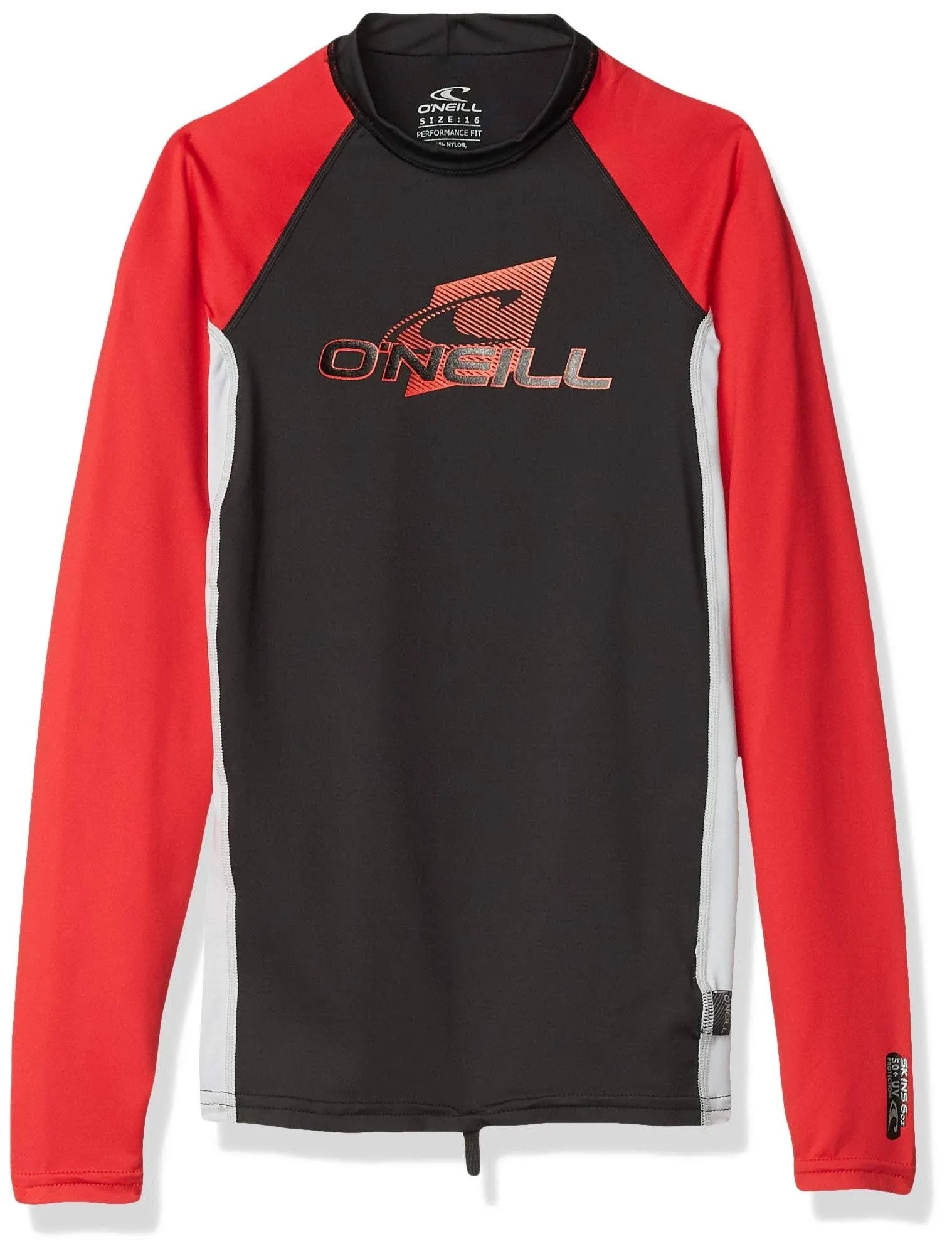 O'Neill Youth Premium Skins UPF 50+ Long Sleeve Rash Guard