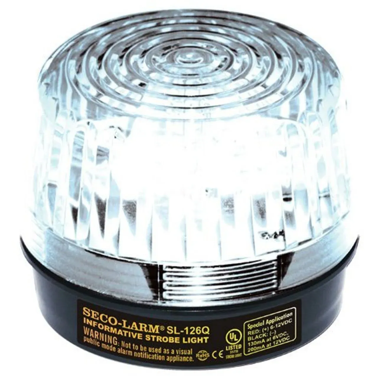 Seco-Larm SL-126Q C Clear Security Strobe Light