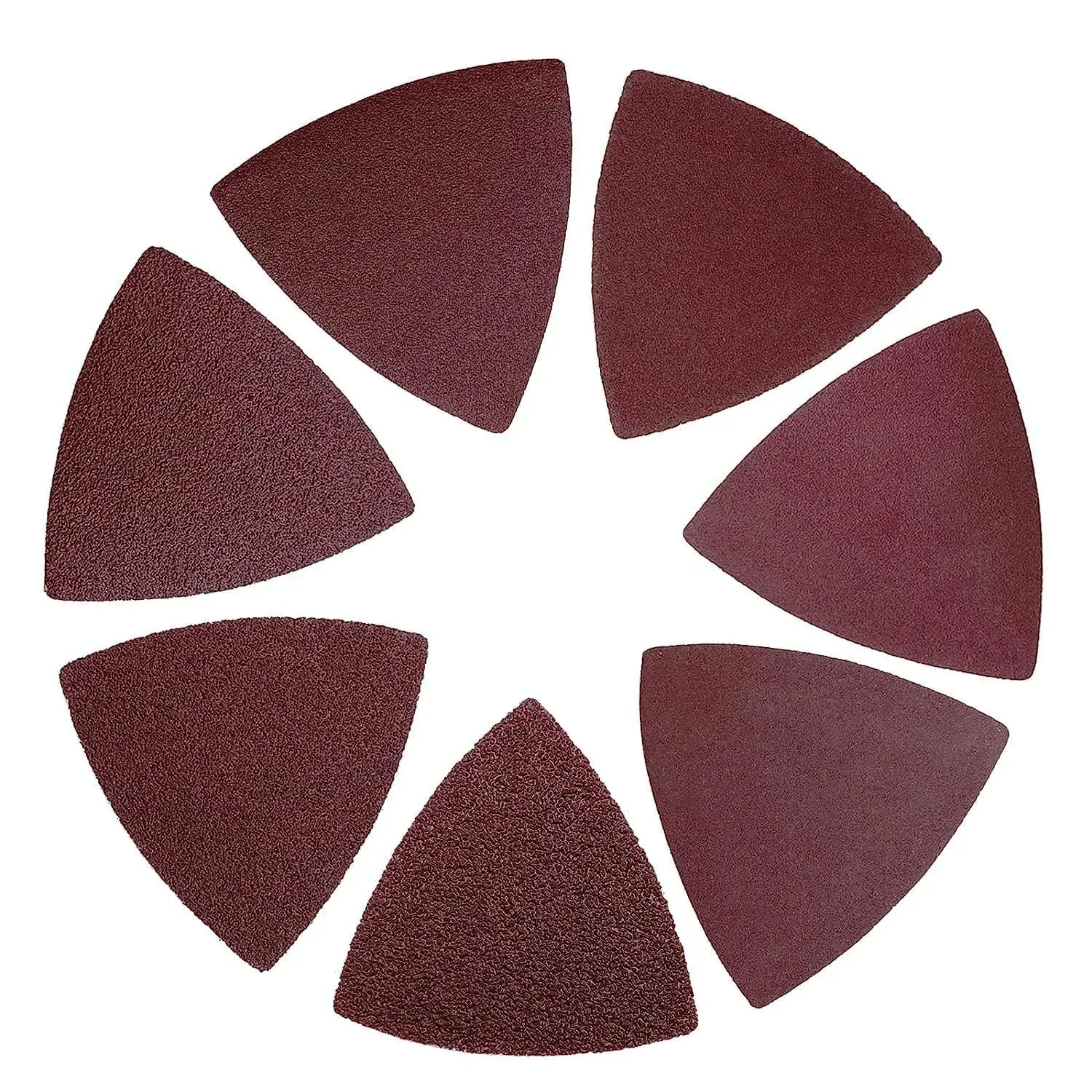 XHKDSYMC 170 Pcs Triangle Sanding Pads, Hook and Loop Triangle Sandpaper for 3-1 ...