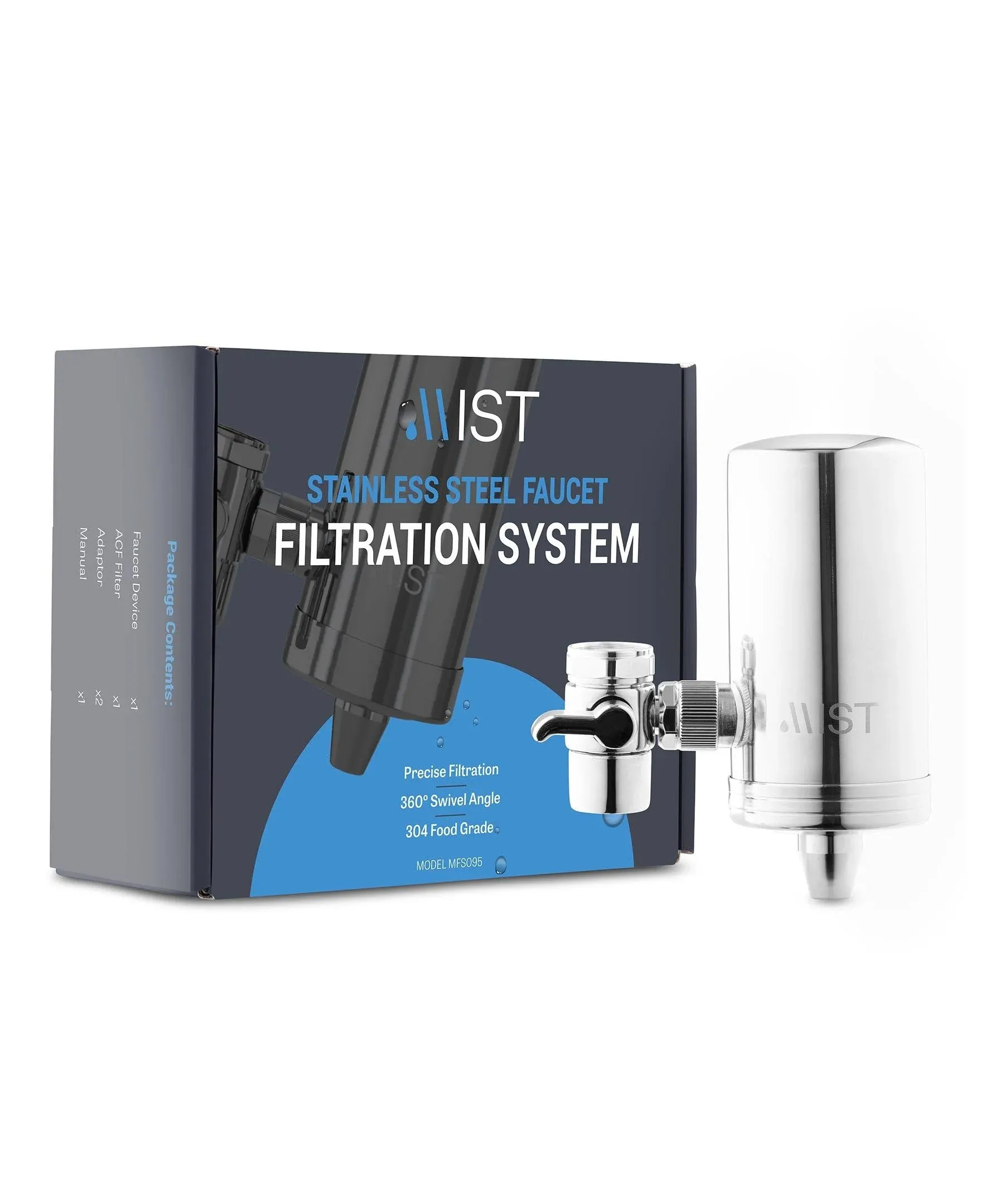 Mist Stainless Steel Activated Carbon Fiber Faucet Filtration System