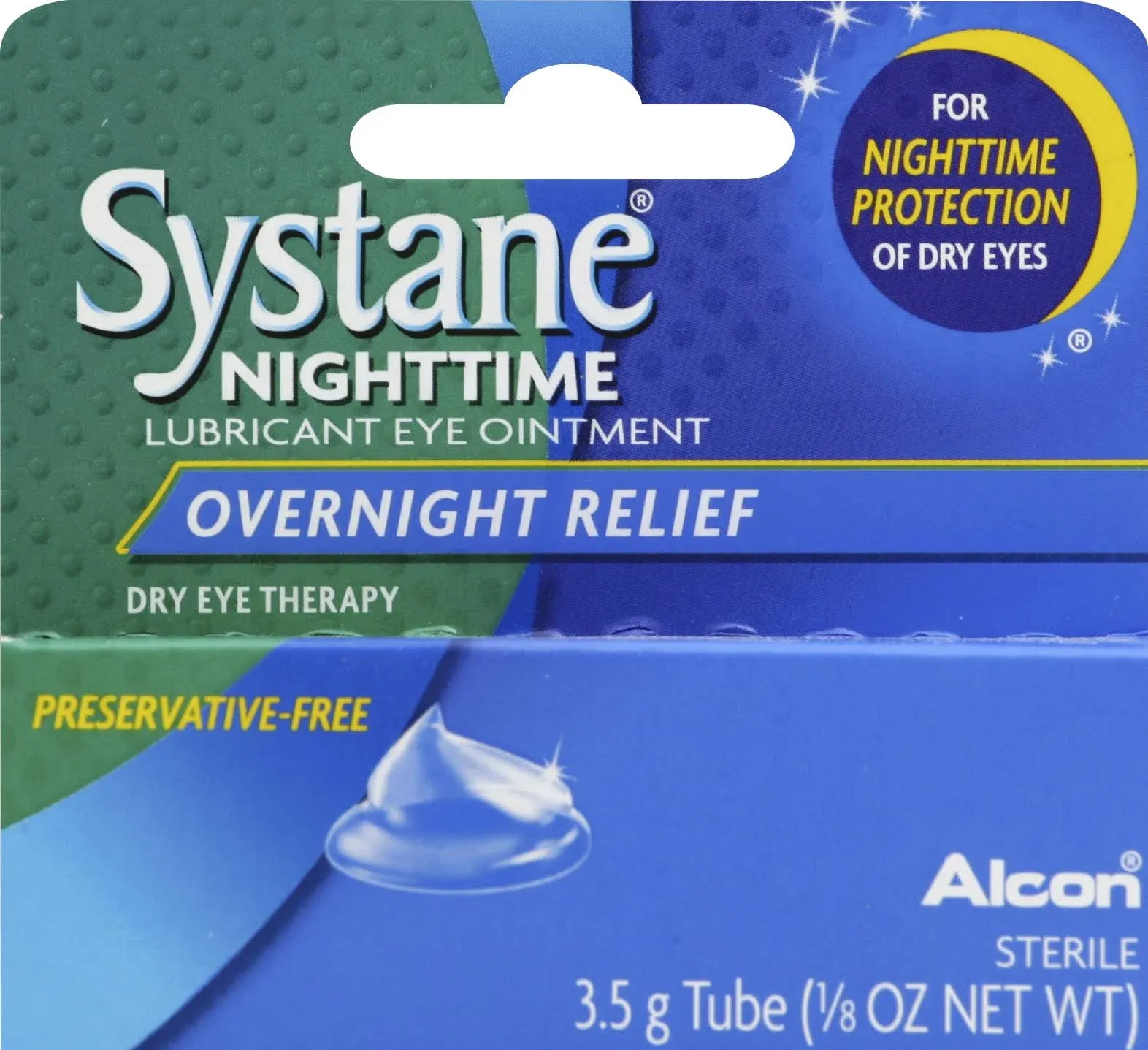 Systane Nighttime Lubricant Eye Ointment, 3.50 g Pack 2