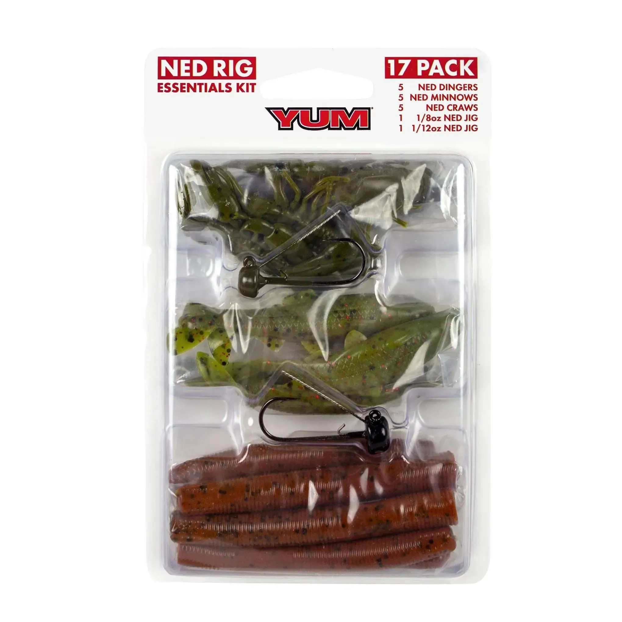 Yum Ned Rig Kit 2 Soft Plastic