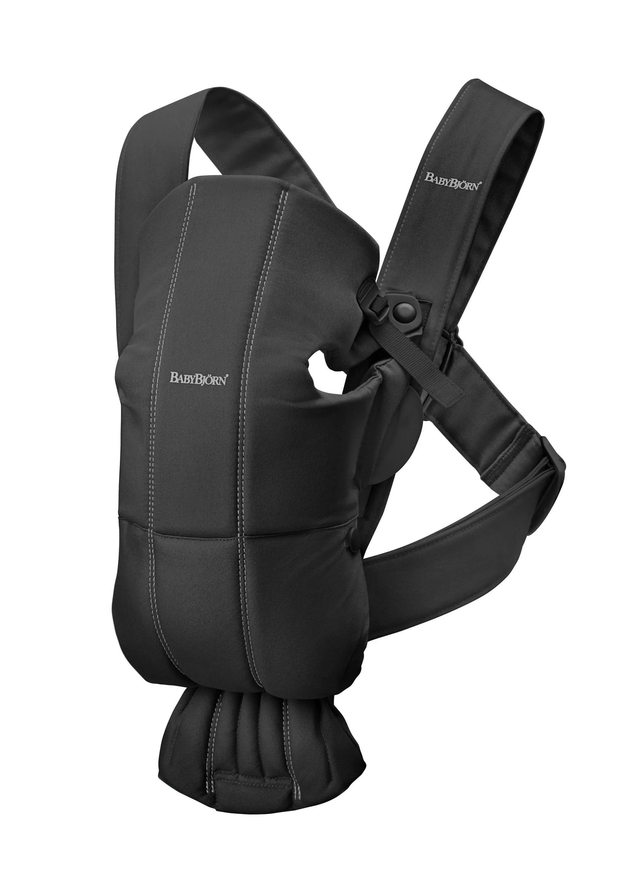 BabyBjörn Baby Carrier Mini, 3D Jersey, Charcoal Gray 