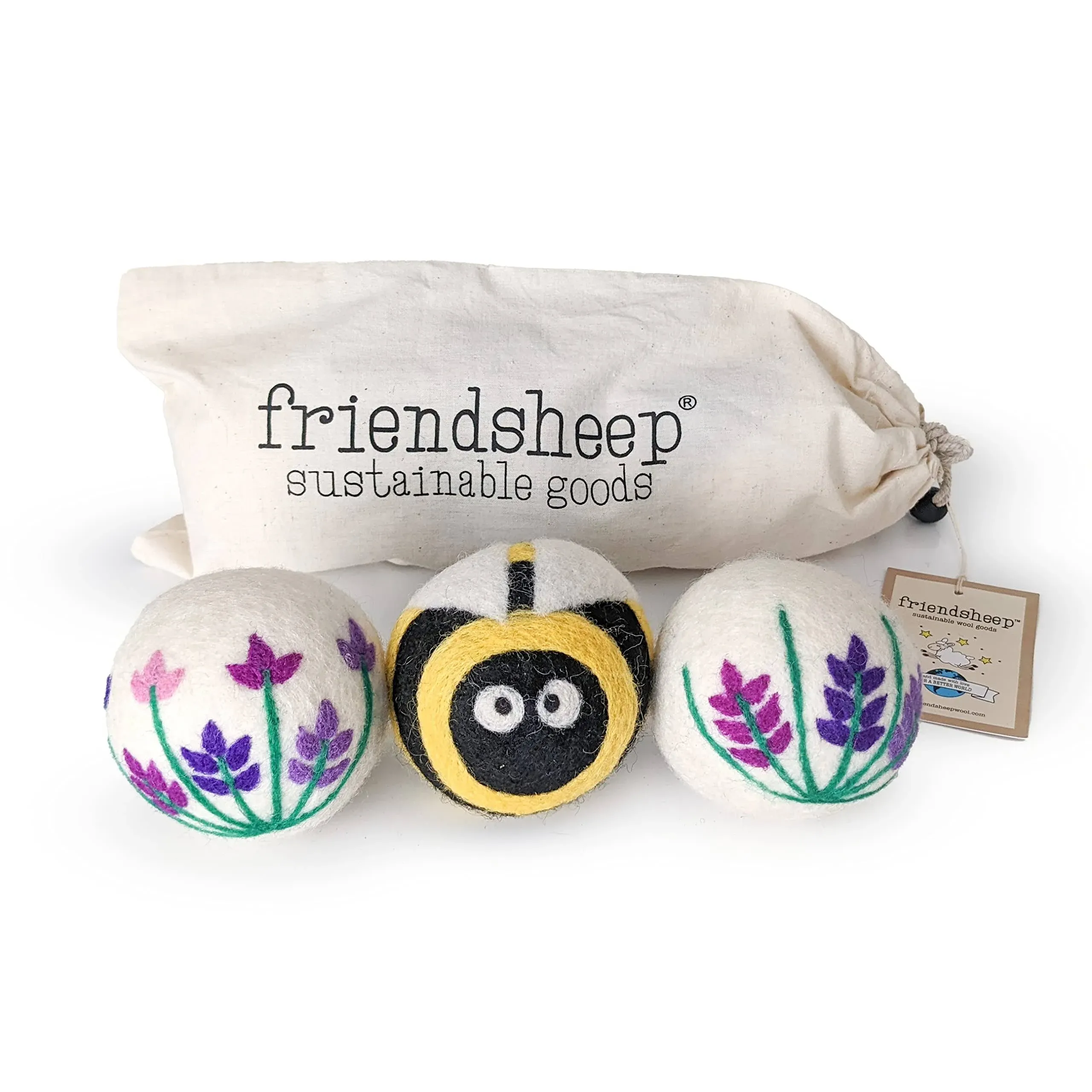 Friendsheep Eco Dryer Ball Laundry Sprites