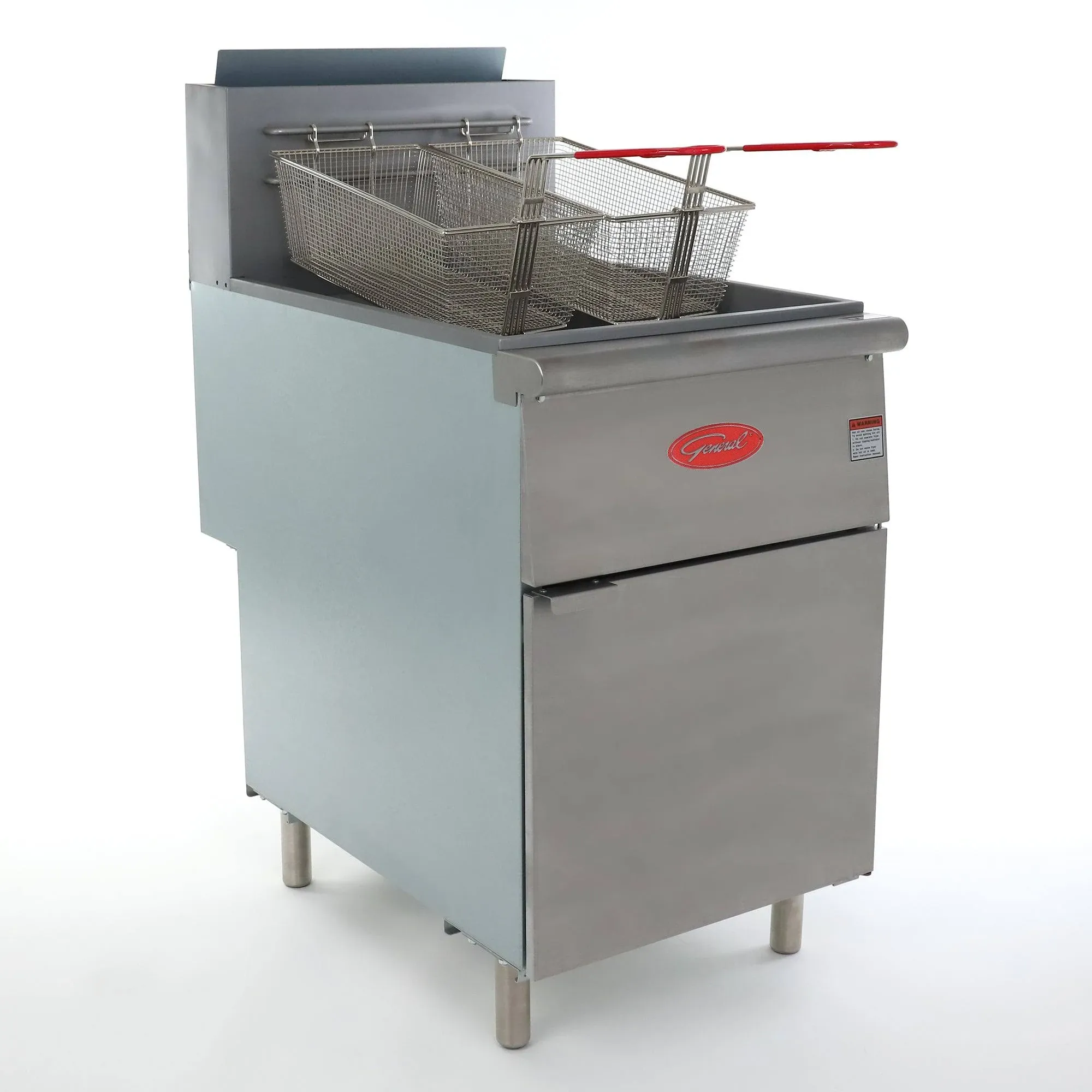 General Foodservice Deep Fryer, 70 lb., 150,000 BTU, in Stainless Steel