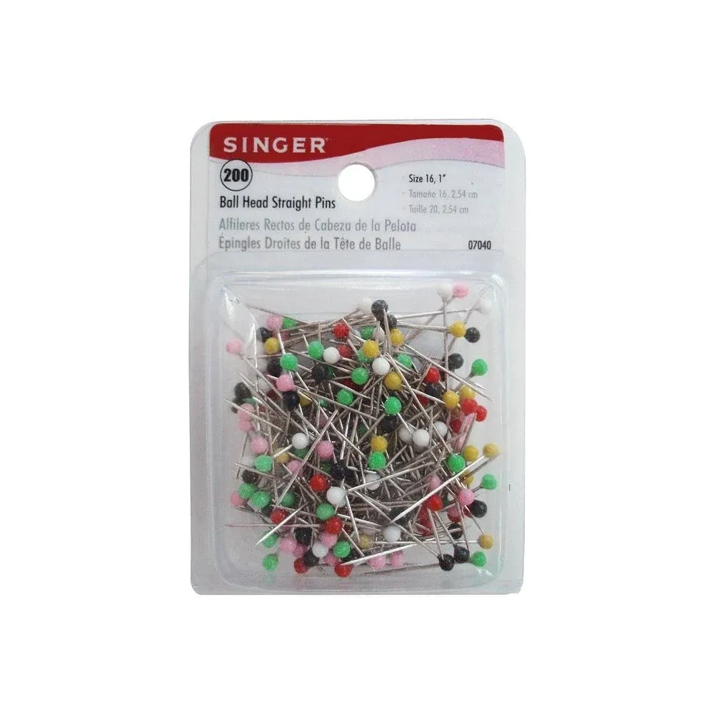 Ball Head Straight Pins Size 16 200/Pkg