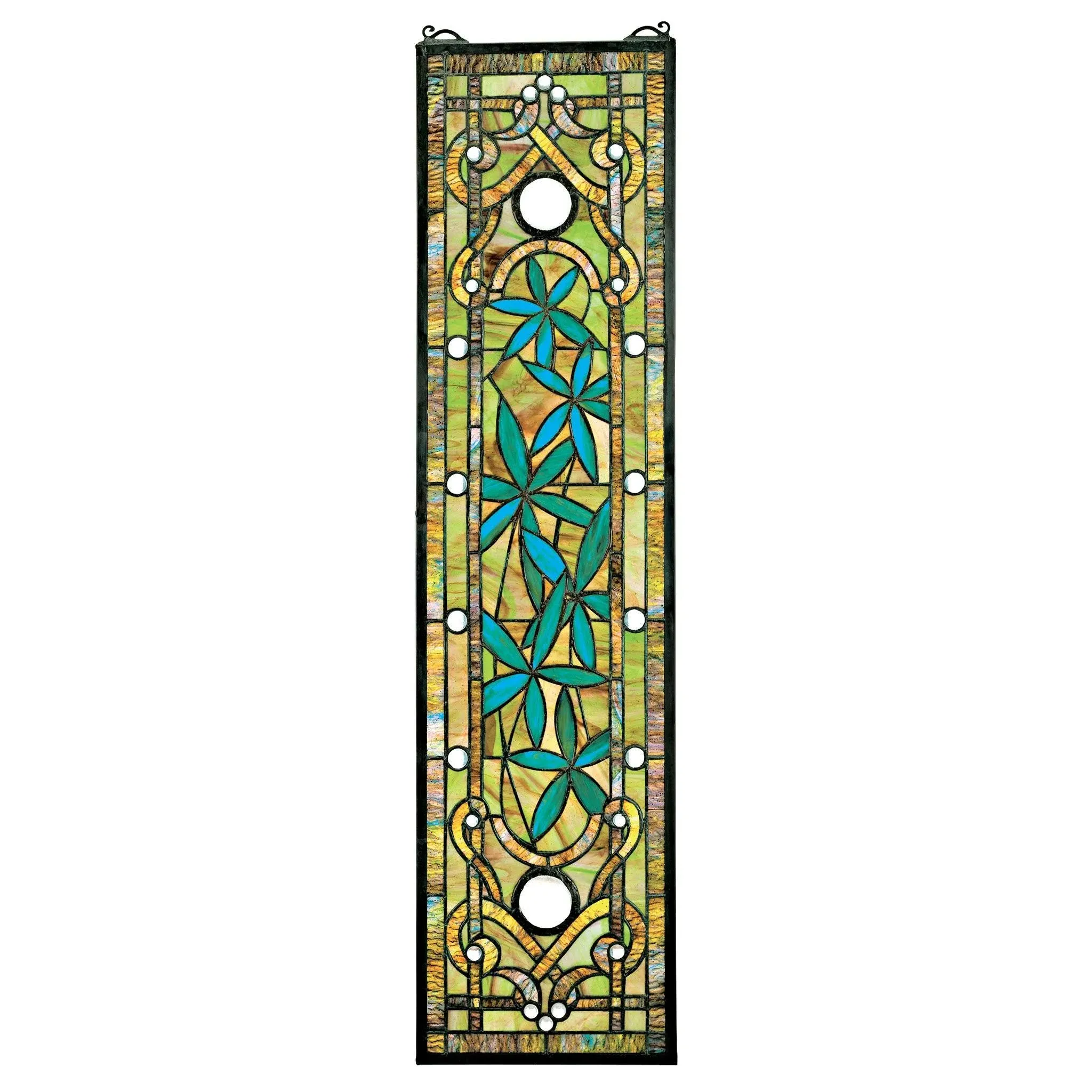 Design Toscano Asian Serenity Garden Stained Glass Window