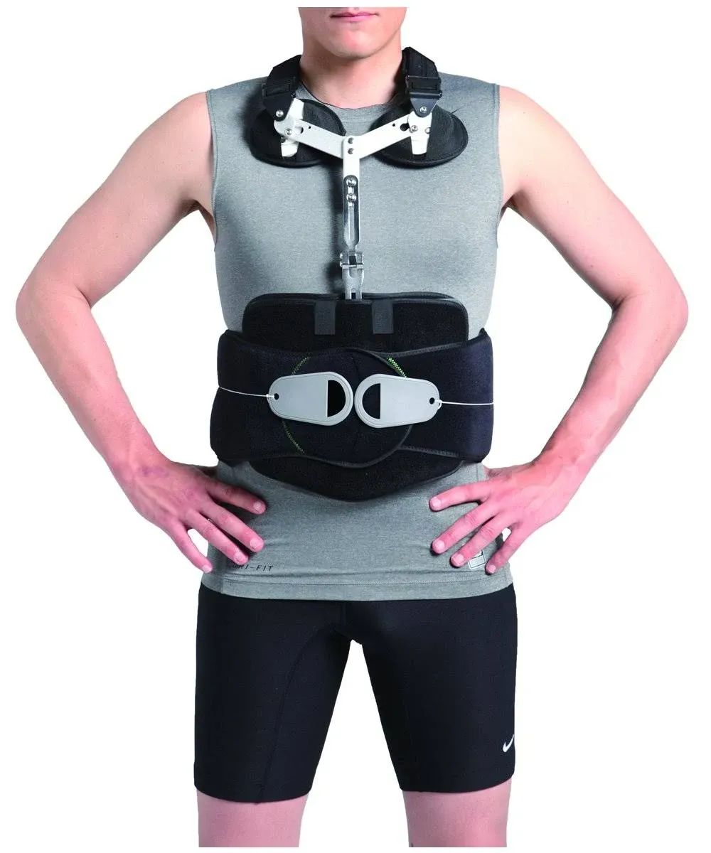 Orthomen TLSO Back Brace - Thoracic Lumbo Sacral Orthosis Support Scoliosis Brace, Universal