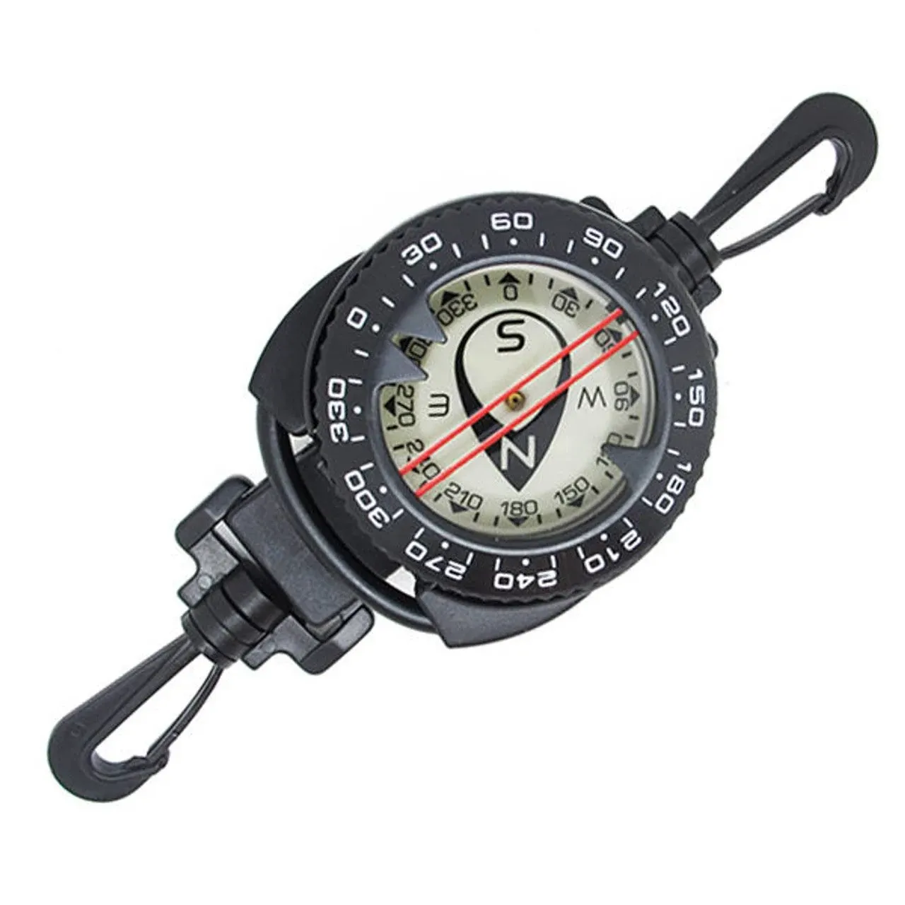 Scuba Choice Diving Dive Compass with Retractor