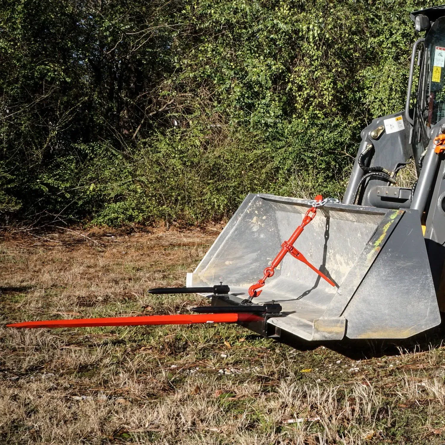 Titan Attachments Bucket Hay Bale Spear