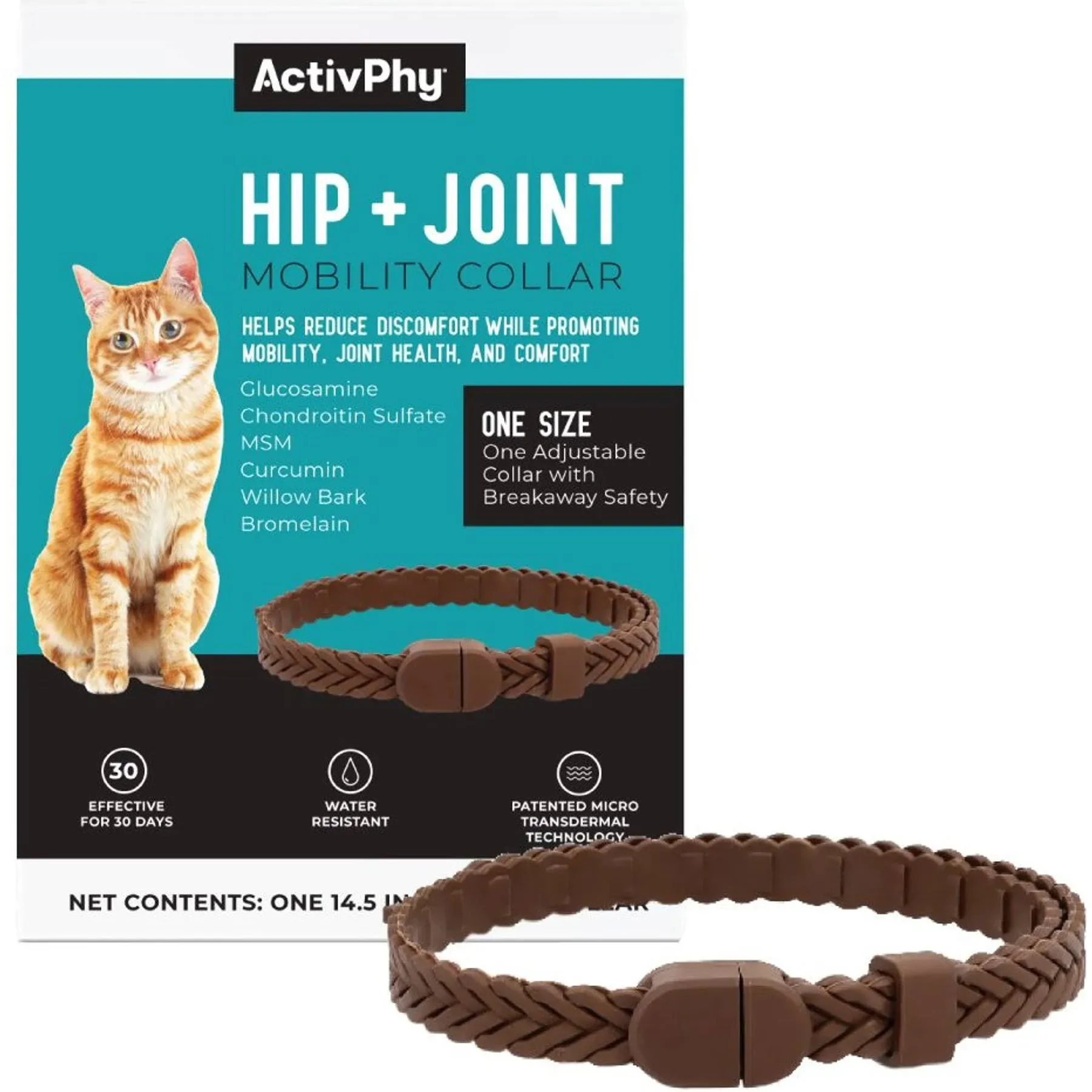 ActivPhy Hip + Joint Mobility Collar for Cats